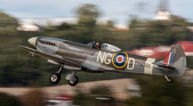 Biltemas Spitfire på Kjeller (foto: Grzegorz Kozak)